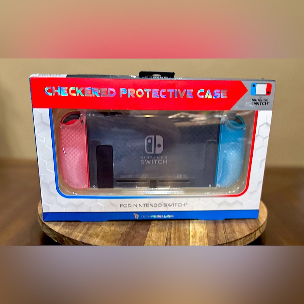 Checkered Protective Case For Nintendo Switch